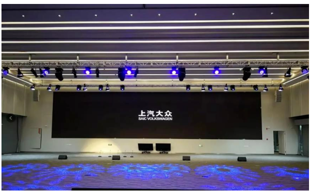 上海大眾汽車總部報(bào)告廳采用EV音...